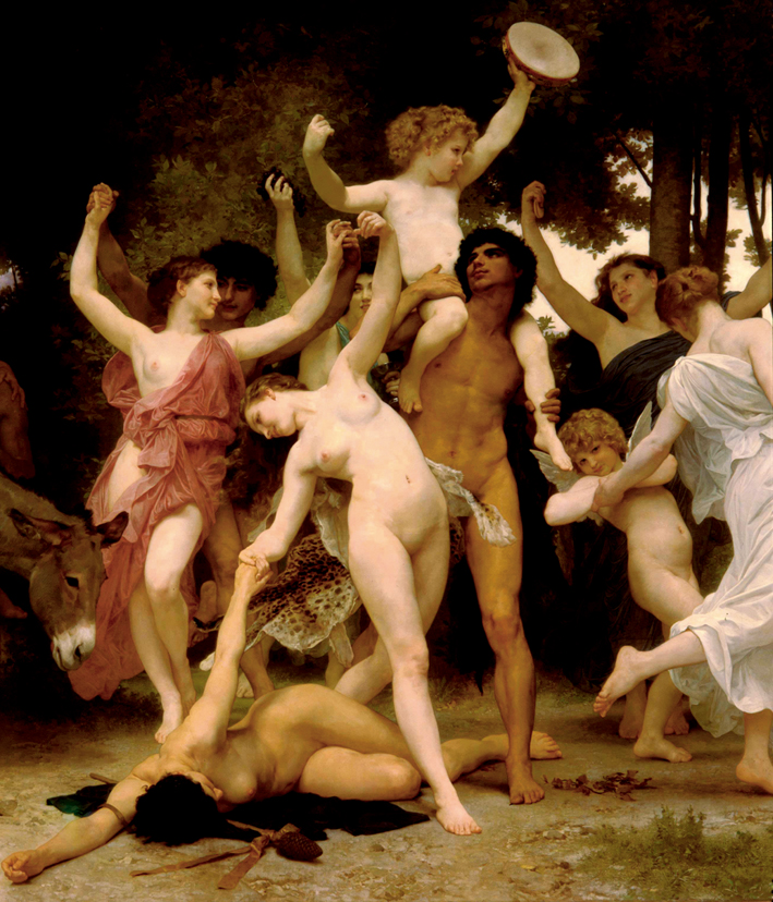  阿道夫·布格罗 Adolphe Bouguereau —— 青年酒神2